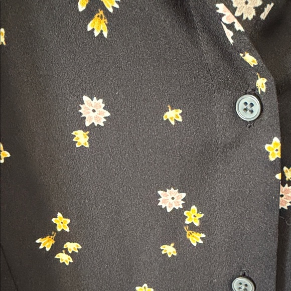 LOFT Midnight Floral Long Sleeve Dress - Picture 5 of 5